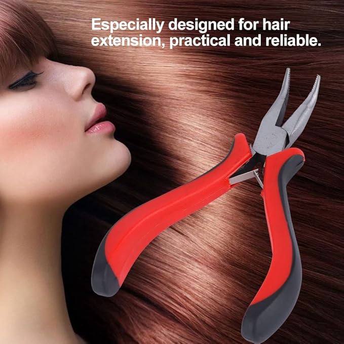 Professional Micro Ring Plier – Hair Extension Loop & Bead Tool