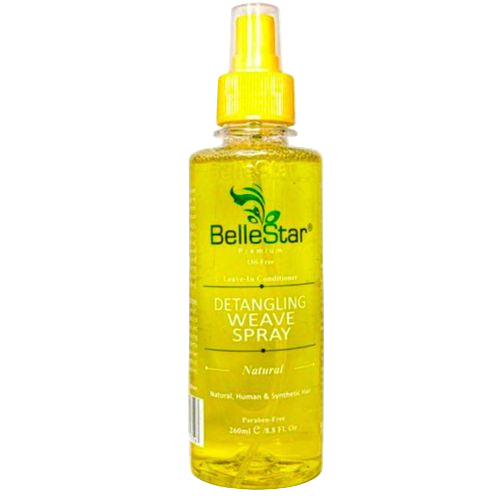 BelleStar Hair Weave Spray – Leave-In Conditioner & Detangler 260ml