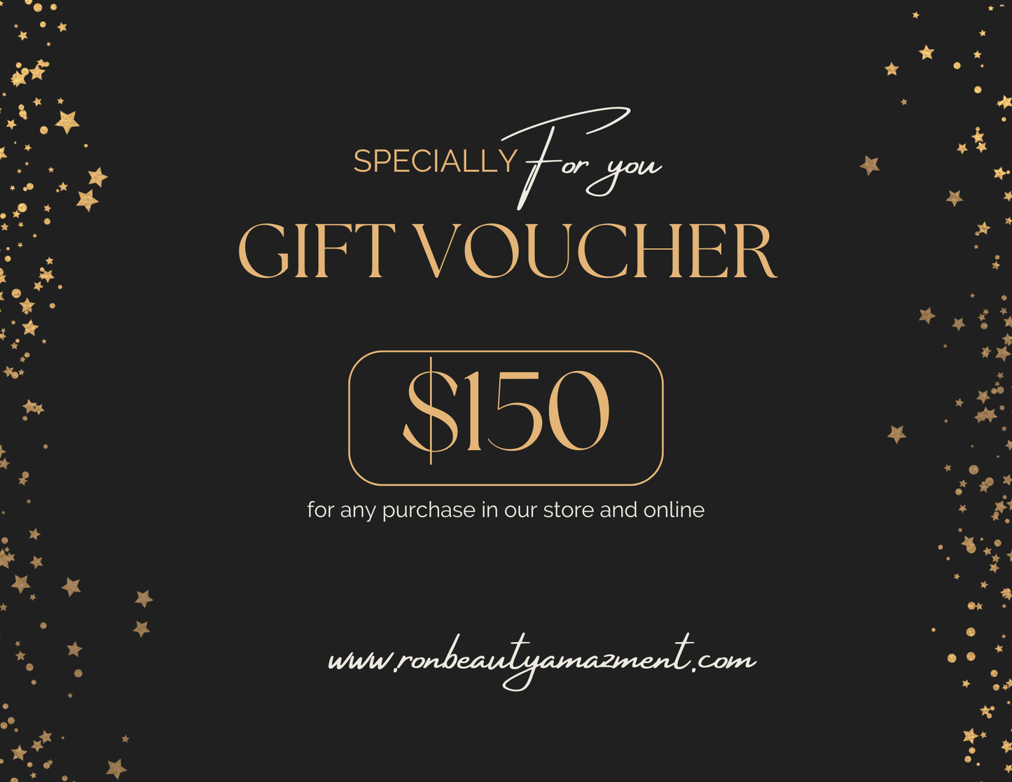 Ronbeautyamazement Gift Certificate