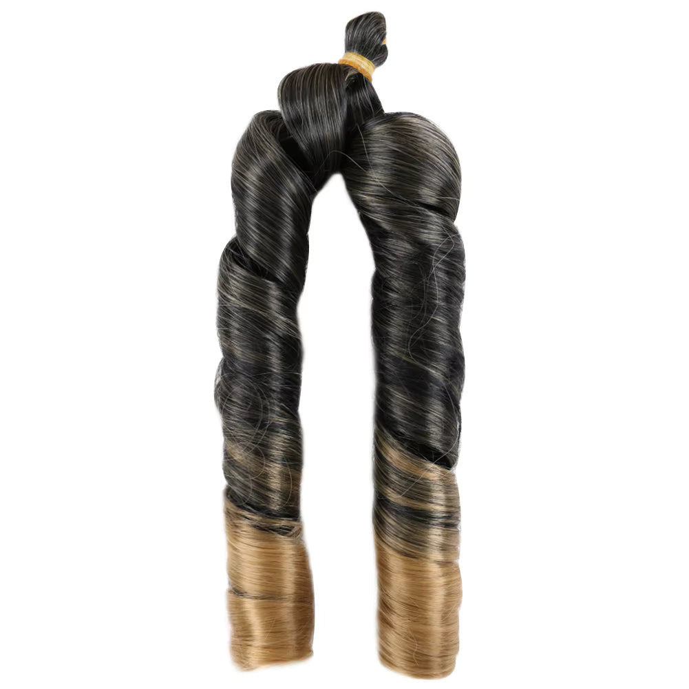 Loose Wavy Curls Hair 24 Inch – Soft Natural Synthetic Extensions