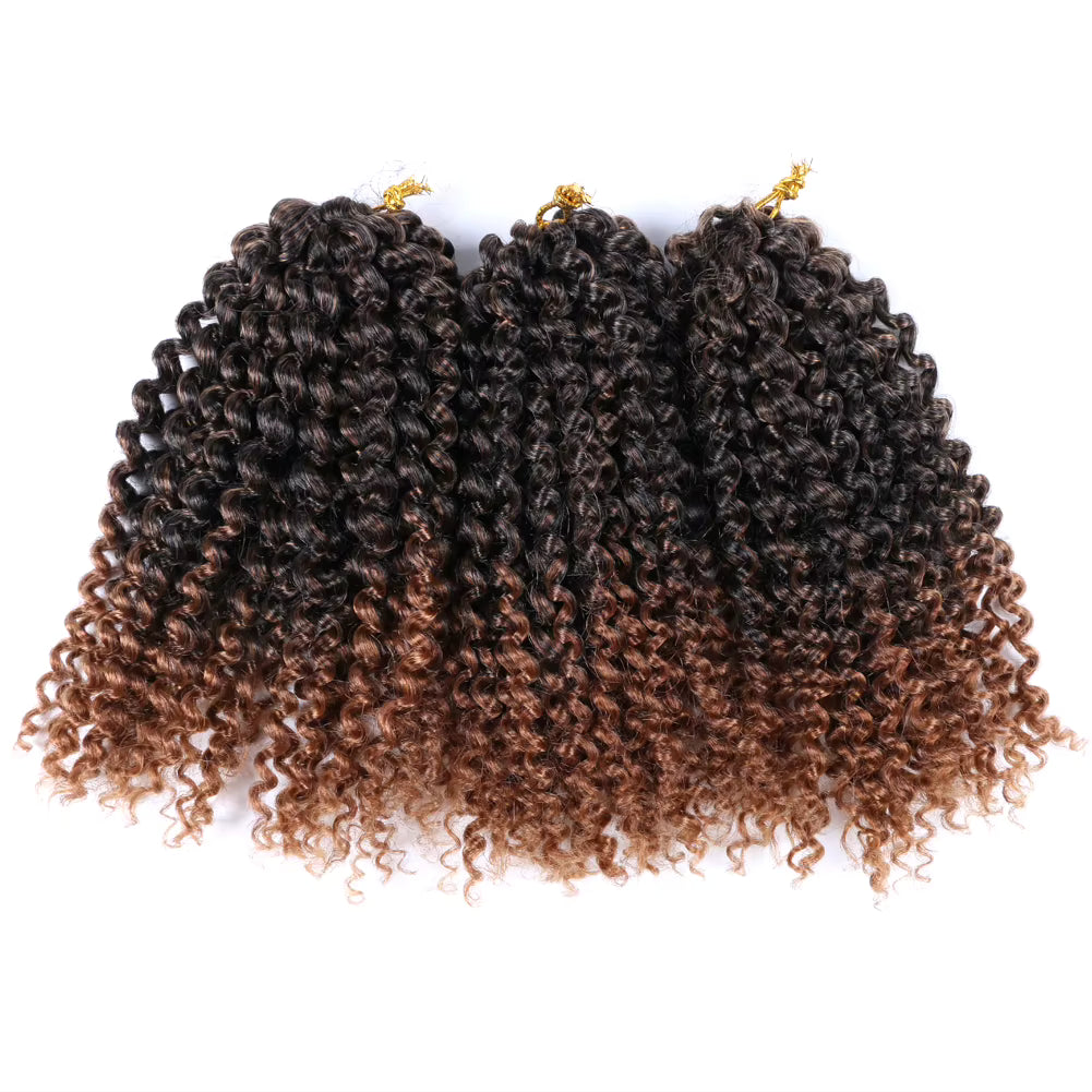Marlybob Crochet Hair 8 Inch – Soft Natural Synthetic Curls