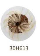 Messy Bun Extensions Wavy Donut Scrunchies