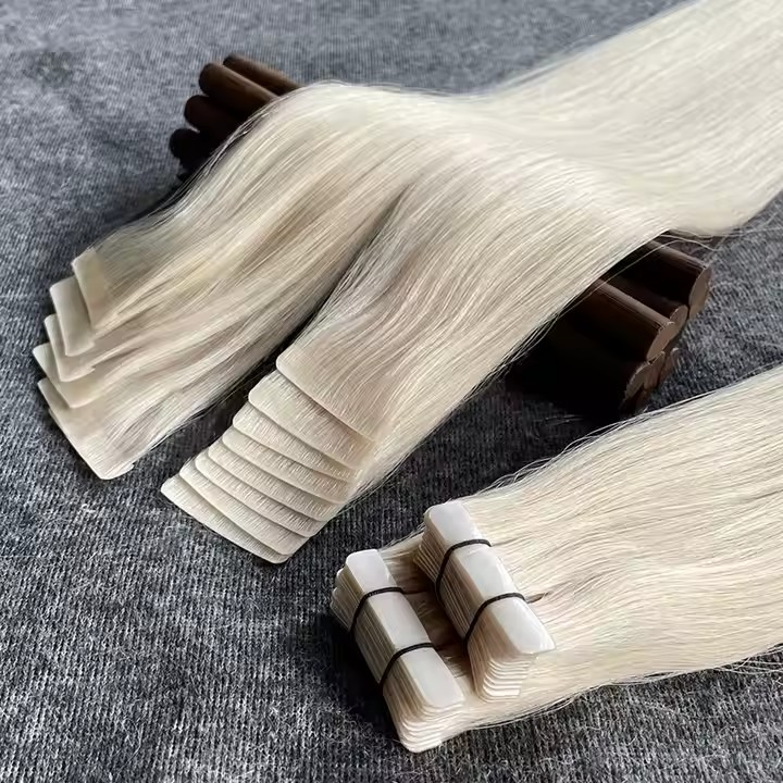 20" Invisible Tape-In Extensions – 100% Human Hair for Seamless, Natural Length & Volume