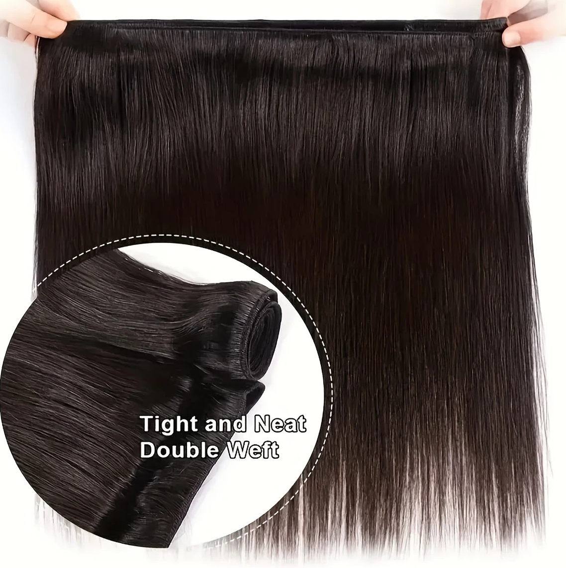 1B Human Hair Straight Extension