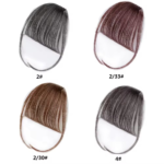 Straight Bangs with Clip Extensions