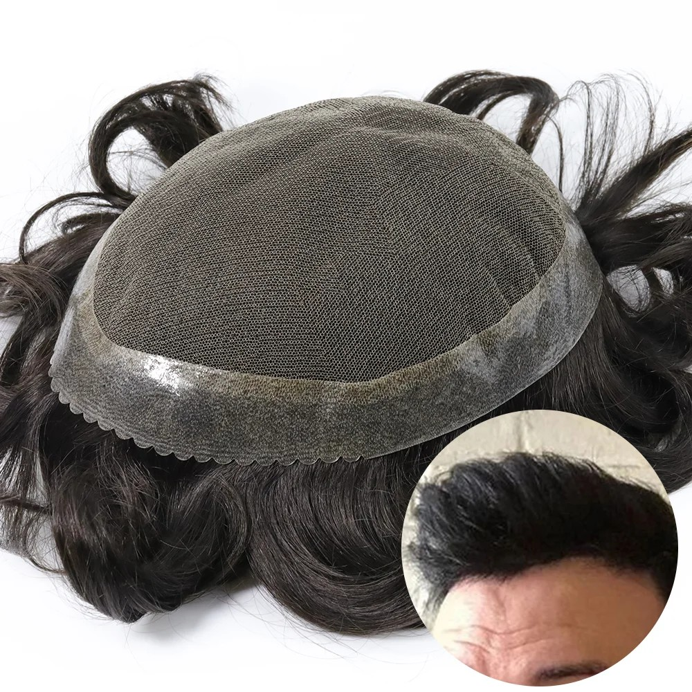 Men Toupee Lace Base