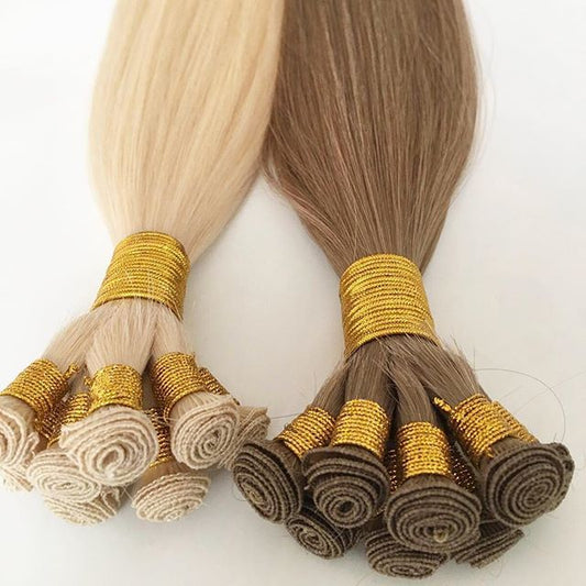 20" Genius Weft Hair Extension – Hybrid Seamless Volume &amp; Versatility.
