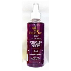 BelleStar Hair Weave Spray -Royal Leave In Conditioner and Detangling Spray - 260ml