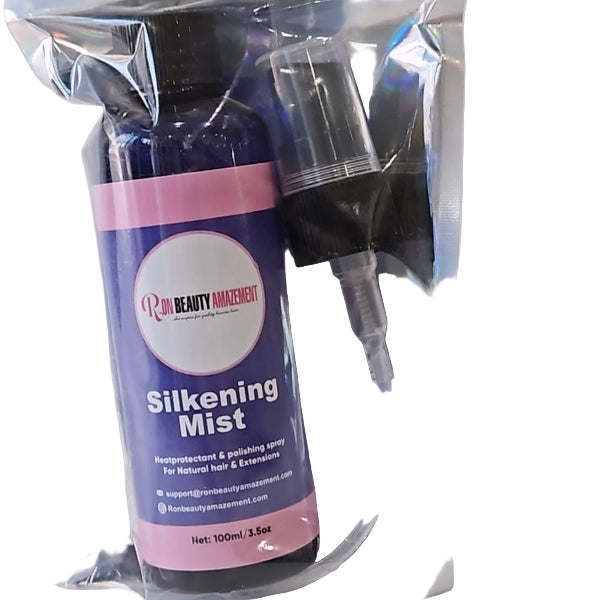 Silkening Mist – Lightweight Shine Spray for Smooth, Frizz-Free Hair