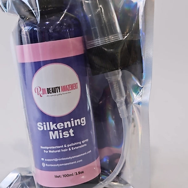 Silkening Mist – Lightweight Shine Spray for Smooth, Frizz-Free Hair