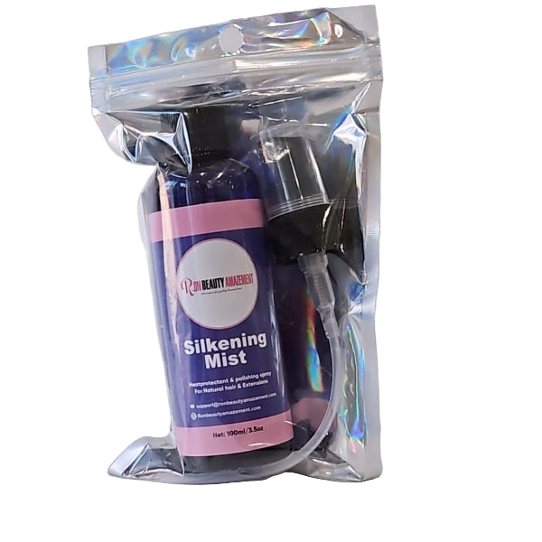 Silkening Mist – Lightweight Shine Spray for Smooth, Frizz-Free Hair