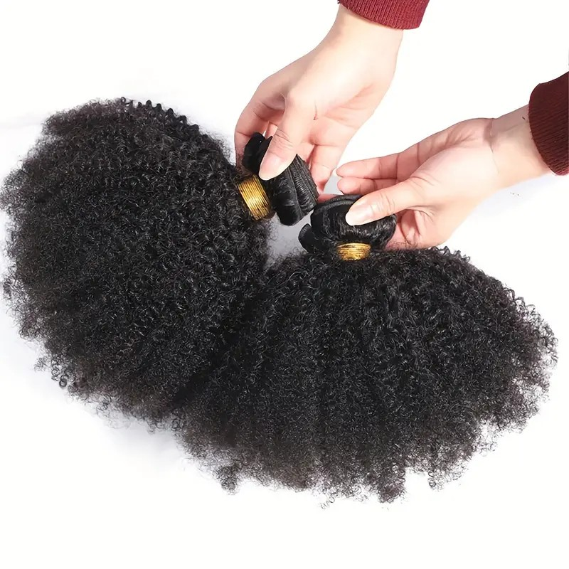 Afro Kinky Human Hair Bundles – 100% Virgin Hair for Natural 4B/4C Texture