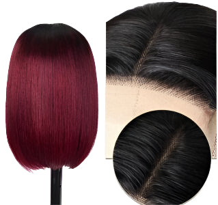 Heat-Resistant Human Hair Wig – Styled with Curls
