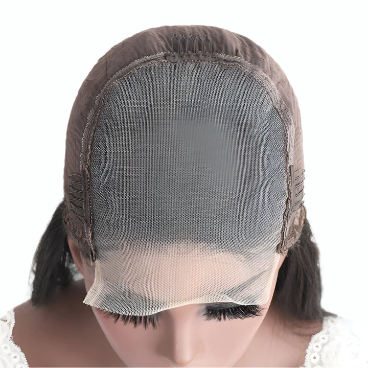 5 X 5 Straight Natural Color Bob Wig