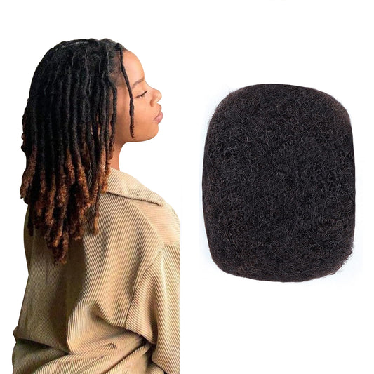 Afro Kinky Curl Bulk Human Hair – 6" 30g | 100% Human Hair #1B