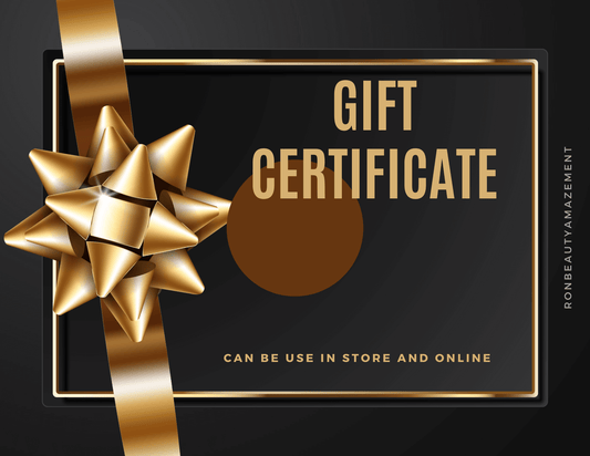 Ronbeautyamazement Gift Certificate