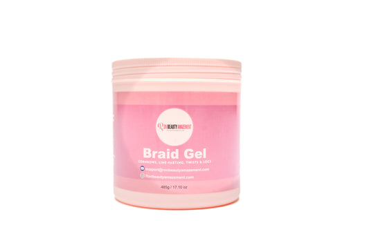 Best Professional Braiding &amp; Lock Gel – 485g | Strong Hold with Shine for Braids, Twists &amp; Locs