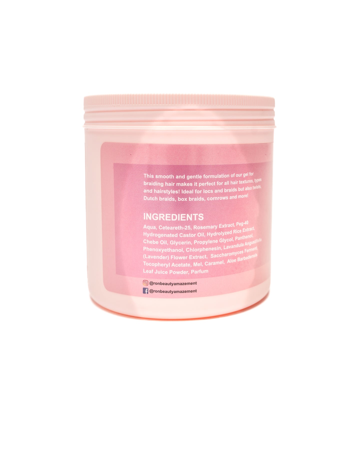 Best Professional Braiding &amp; Lock Gel – 485g | Strong Hold with Shine for Braids, Twists &amp; Locs