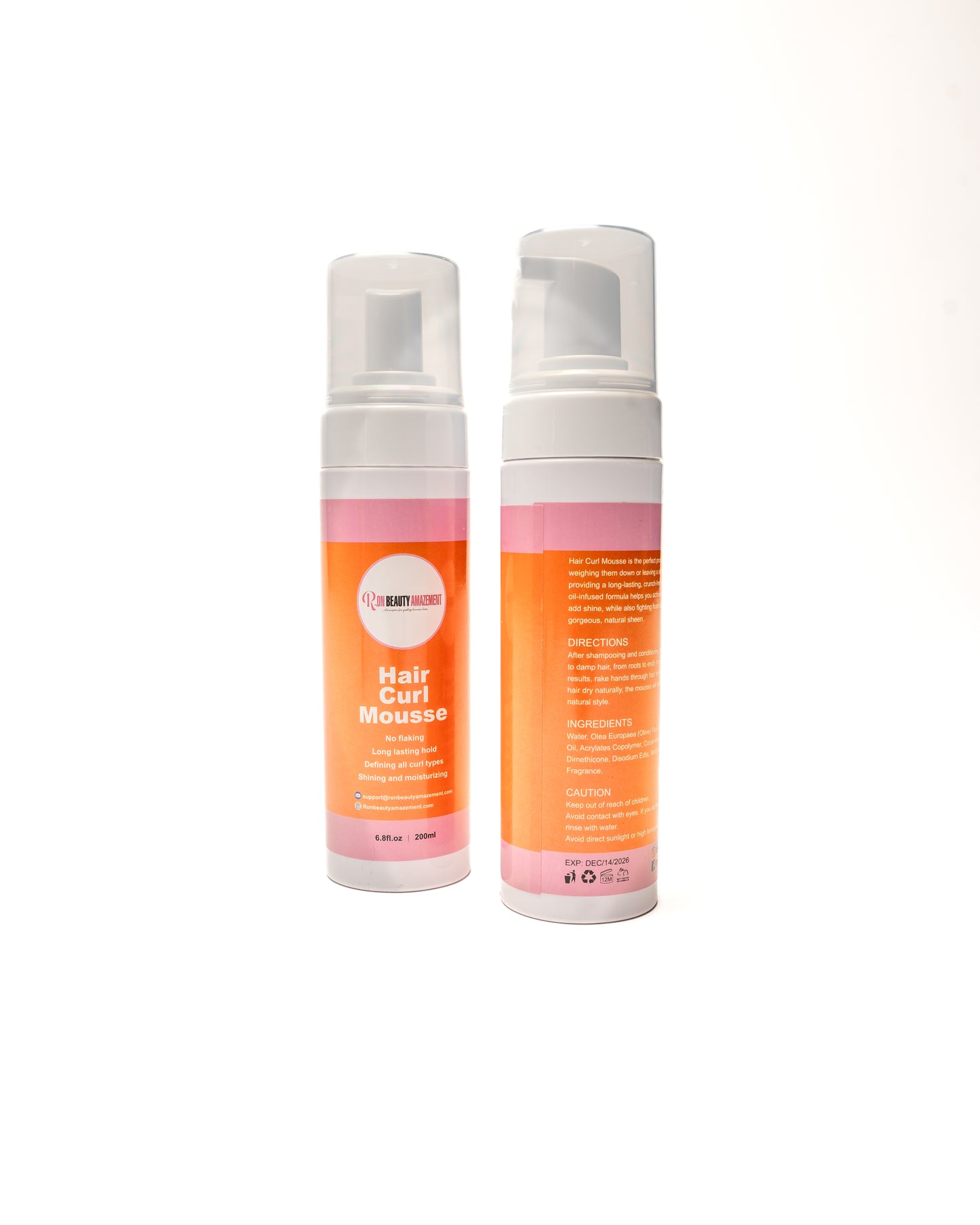 Hair Curl Mousse – Define, Hold; Volumize Curls Without Crunch