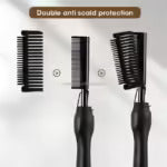 Electric Hot Comb – Straightening Heating Brush for Edges & Roots