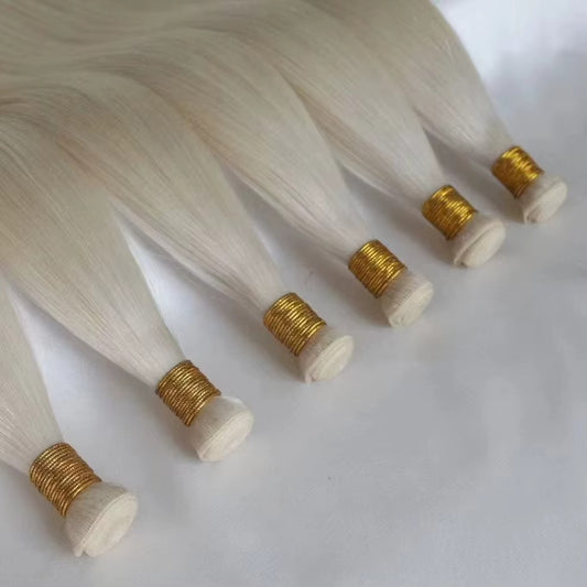 18" Hand-Tied Hair Extensions – 100% Human Hair for Seamless Length &amp; Volume