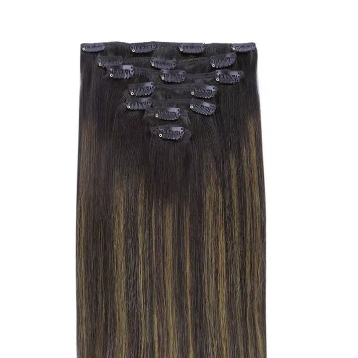 22" Clip-In Hair Extensions – 50grams-100% Human Hair for Instant Length & Volume