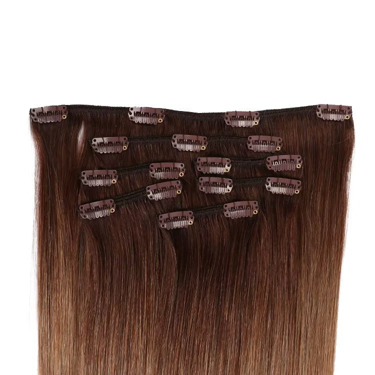 22" Clip-In Hair Extensions – 50grams-100% Human Hair for Instant Length & Volume