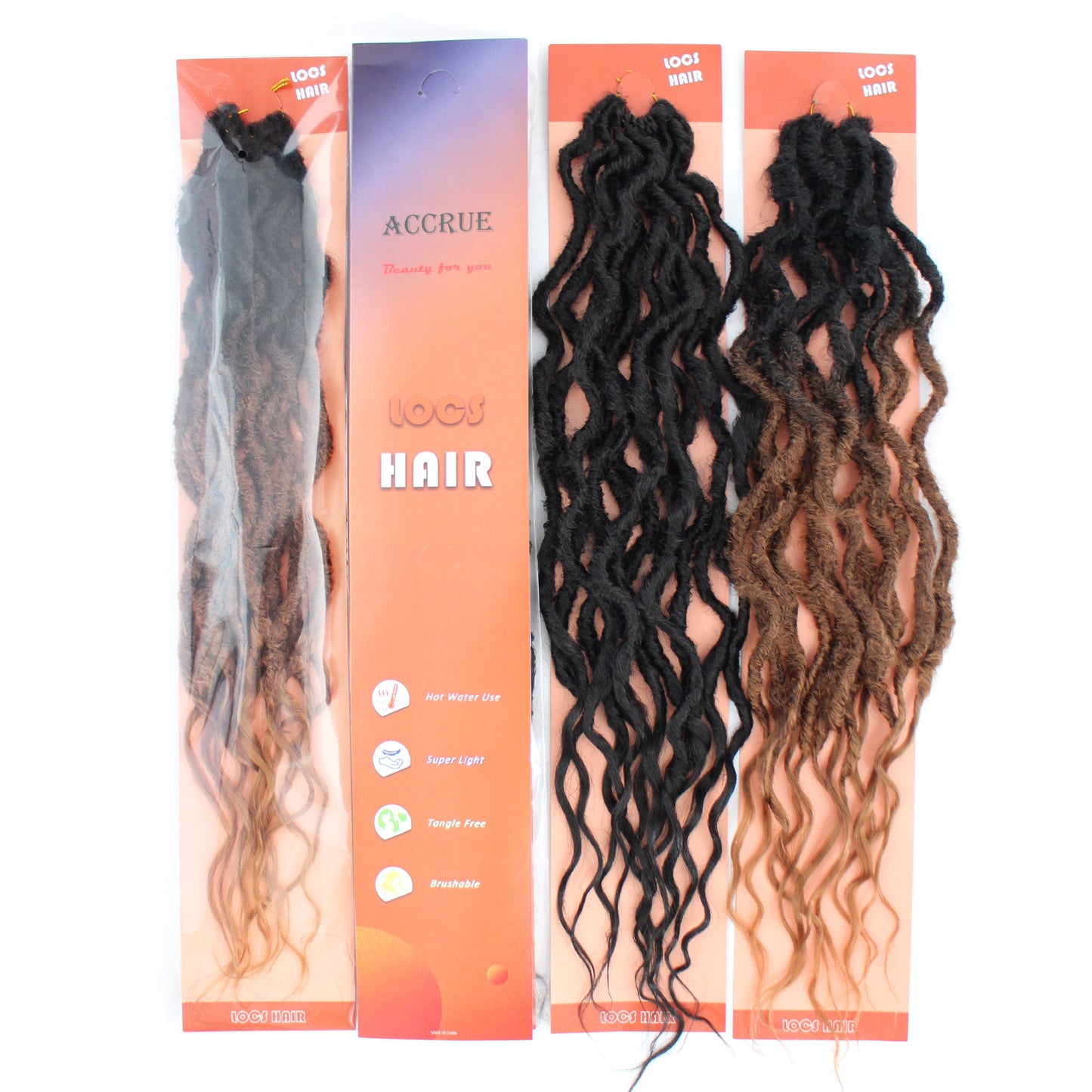 Queen Locs 26 Inch – Natural Synthetic Crochet Faux Loc Hair