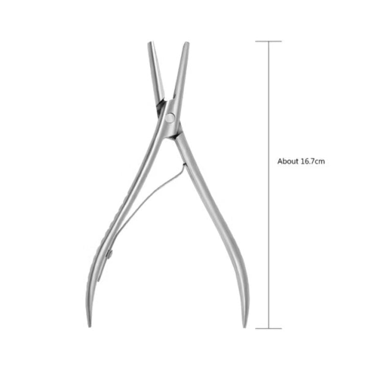 ✂️ Stainless Steel Hair Extensions Pliers – Multi-Function Styling Tool for Wig Making & Hair Extensions