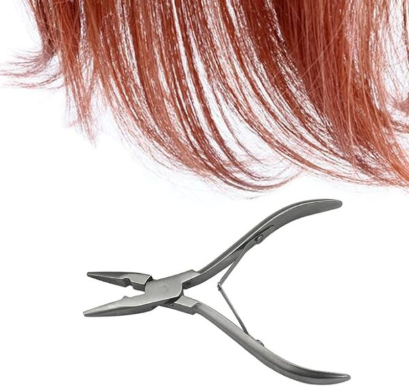 ✂️ Hair Extensions Plier Sealing Clamp – Professional Tool for Securing Bonds & Micro Rings