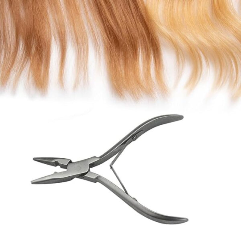 ✂️ Hair Extensions Plier Sealing Clamp – Professional Tool for Securing Bonds & Micro Rings
