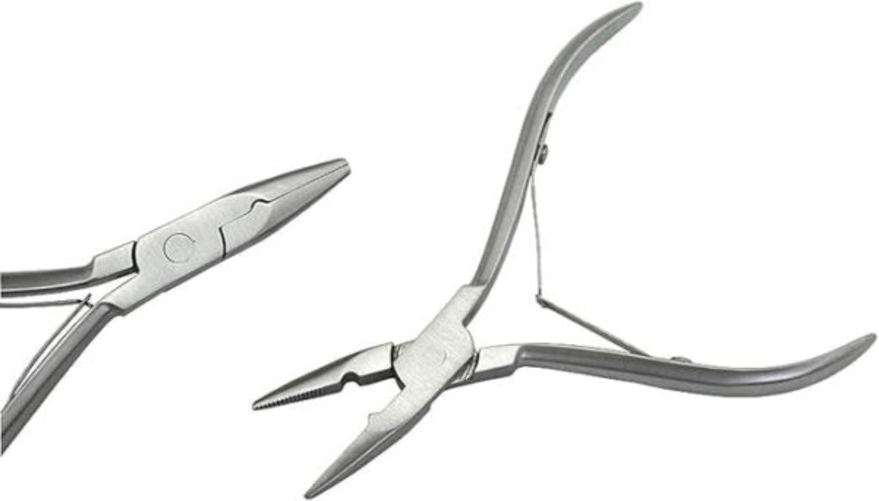 ✂️ Hair Extensions Plier Sealing Clamp – Professional Tool for Securing Bonds & Micro Rings