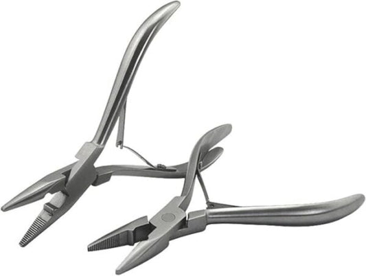 ✂️ Hair Extensions Plier Sealing Clamp – Professional Tool for Securing Bonds & Micro Rings