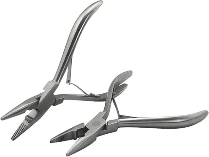 ✂️ Hair Extensions Plier Sealing Clamp – Professional Tool for Securing Bonds & Micro Rings
