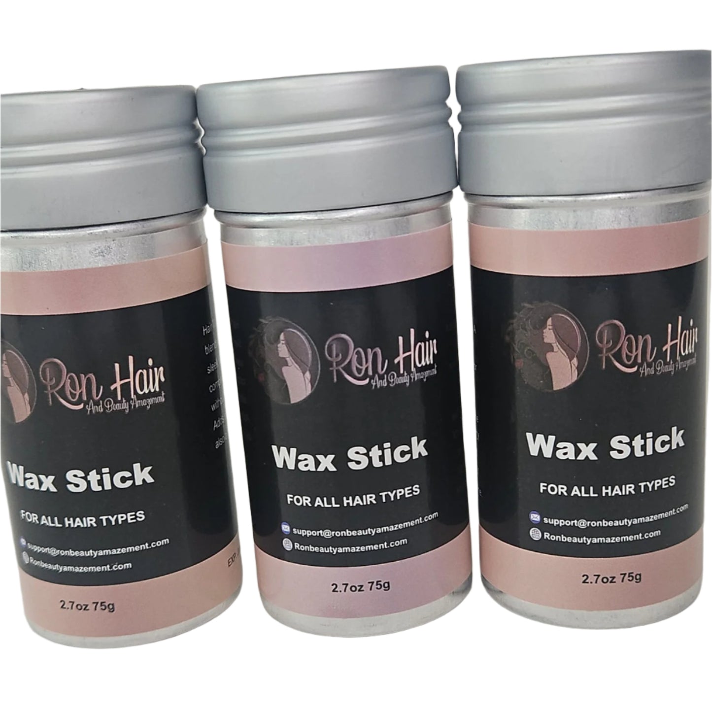 Sleek Finish Hair Wax Stick – Flyaway Tamer for All Hair.