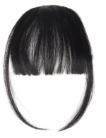 Straight Bangs with Clip Extensions
