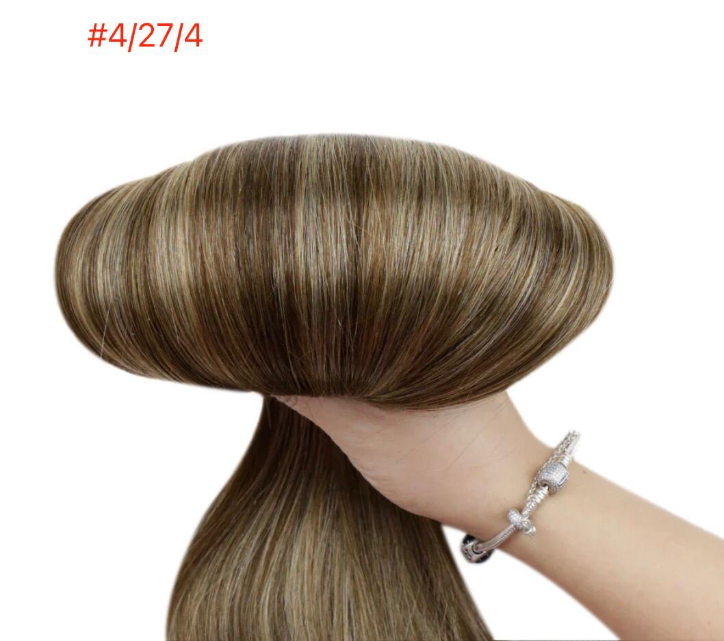 18" Genius (Hybrid) Extension – 100% Virgin Human Hair, Seamless Flat Weft for All Hair Types