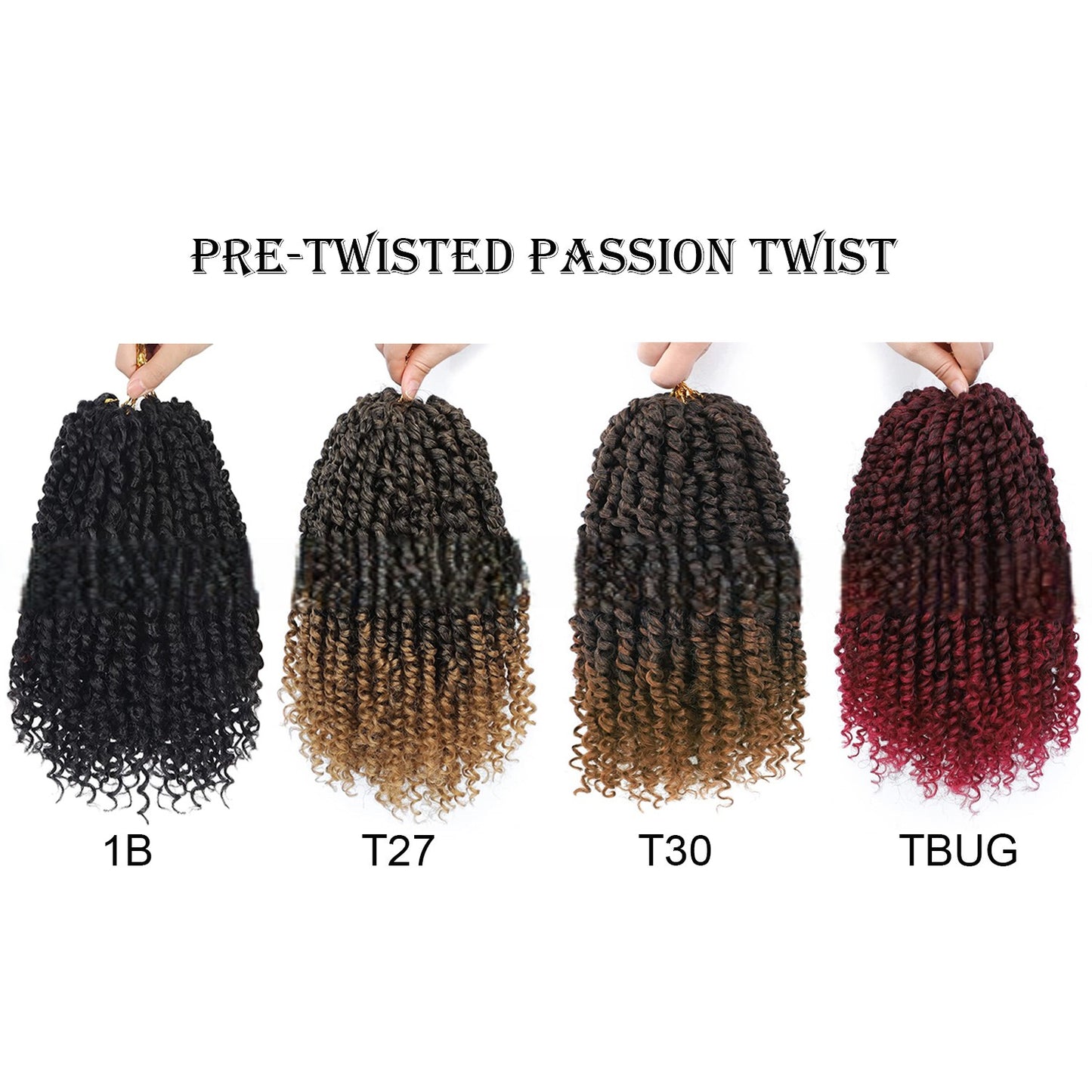 Pre-Twisted Passion Twist Hair – Soft, Lightweight Crochet Braids | Protective Style
