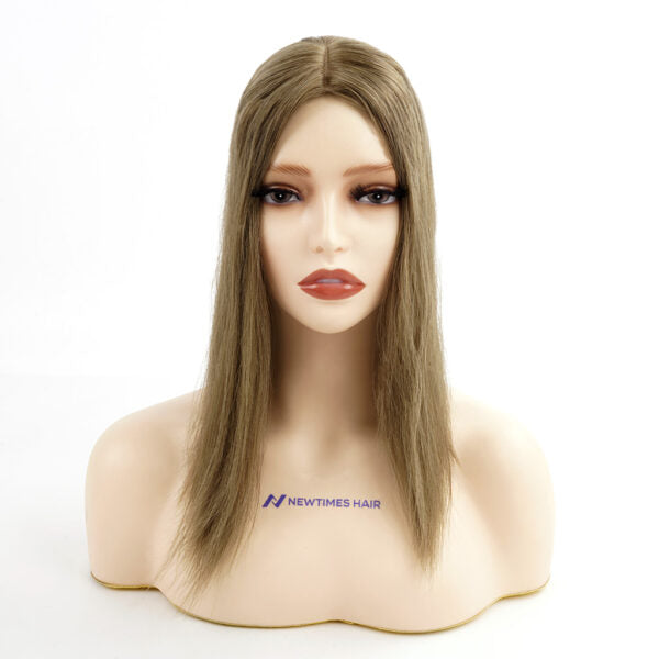 4.5"*6" Natural Looking Human Hair Mono Toppers