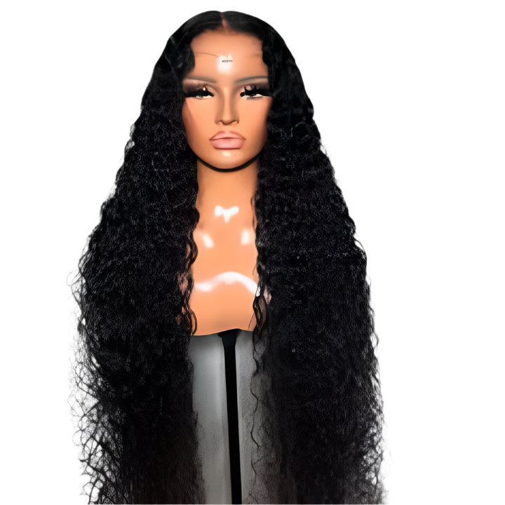 Kinky Curly 5×5 Lace Closure Wig – 100% Human Hair | High-Quality Texture & Natural Look