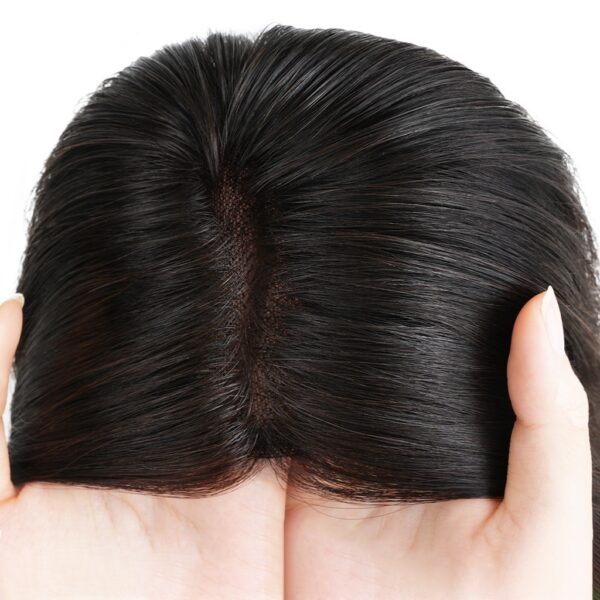 ✨ 3.5″x5.5″ Lace Hair Topper – 100% Human Hair for Natural Coverage