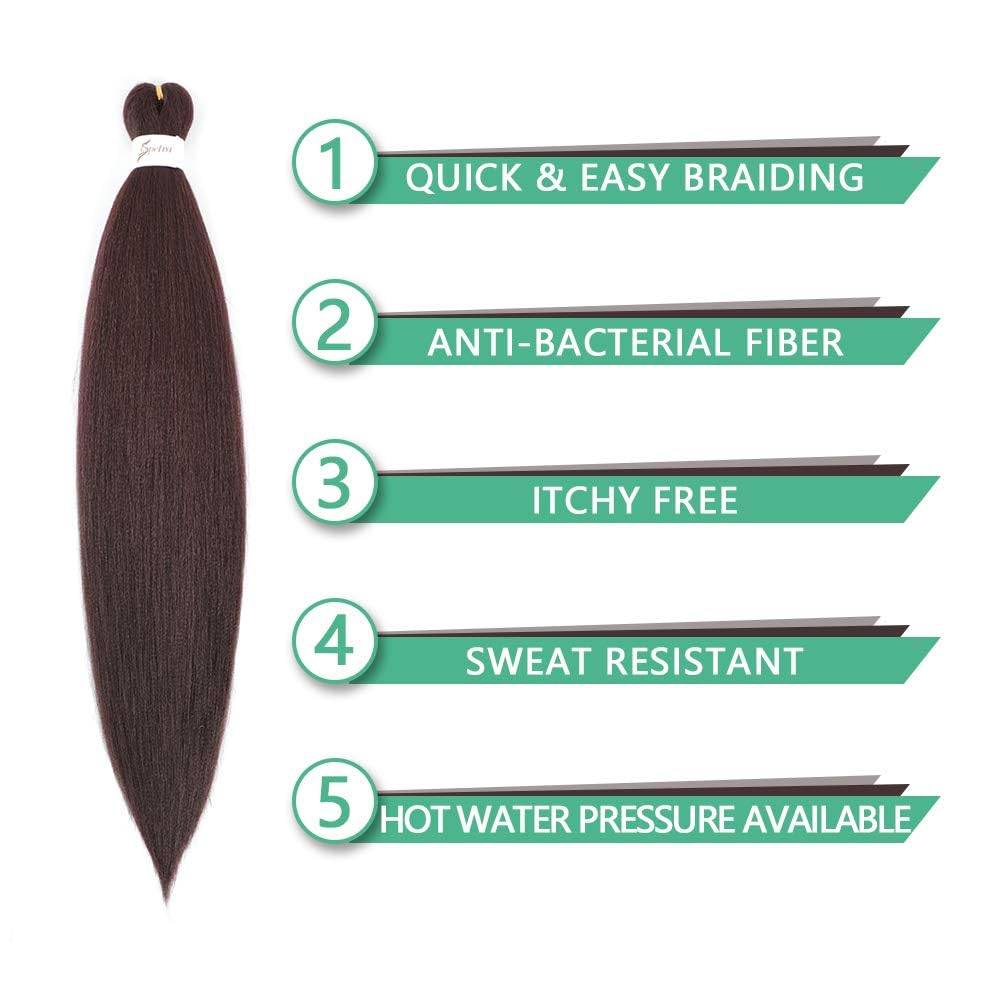 X-Pression 3X Pre-Stretched Ultra Braid – 52" Kanekalon Braiding Hair