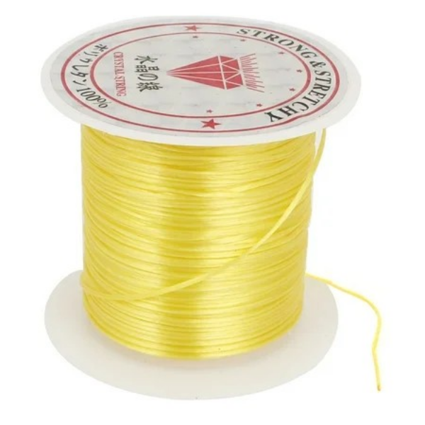 Elastic Crystal String – Clear Stretch Cord for Wig Making, Beading & Crafts