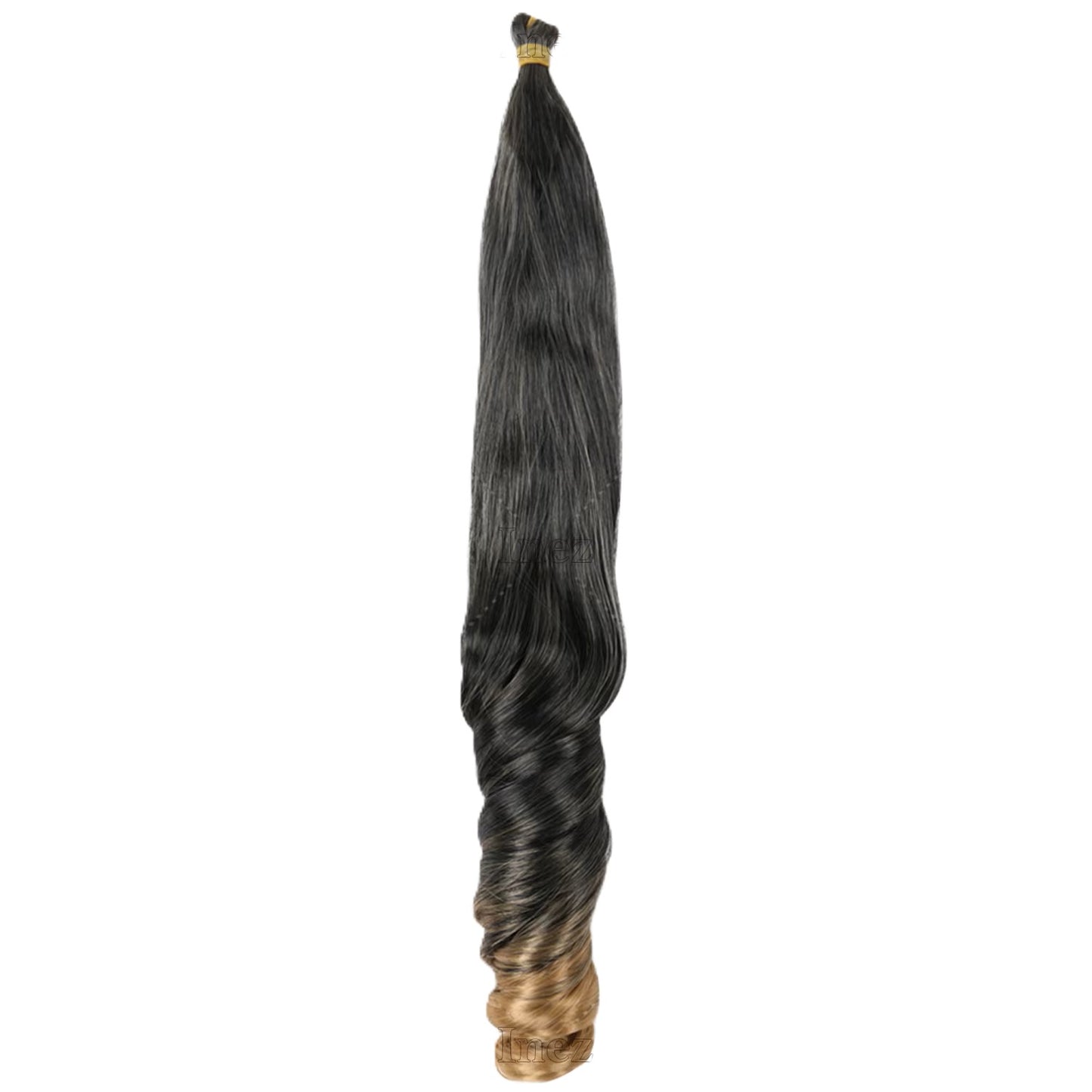 Straight Spiral Curly Hair – Synthetic Braiding Extensions | Soft & Lightweight