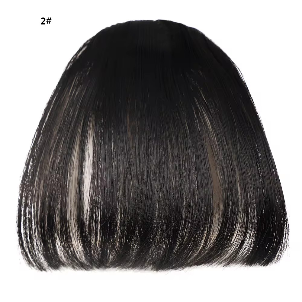 Straight Bangs with Clip Extensions